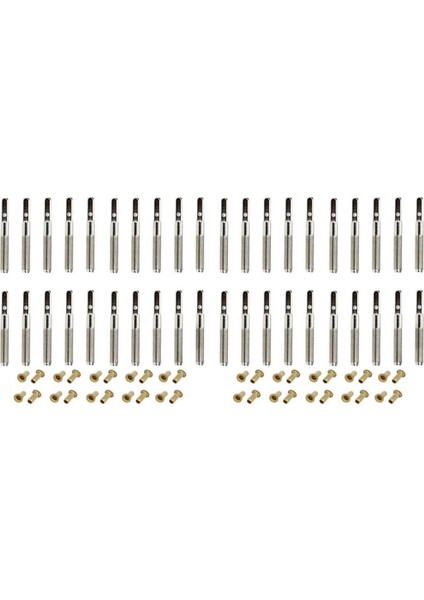 40 Adet Lir Arp Ayar Pimi Çivi ile 40 Adet Perçinli Lir Arp Küçük Arp Müzikal Telli Enstrüman (Yurt Dışından)