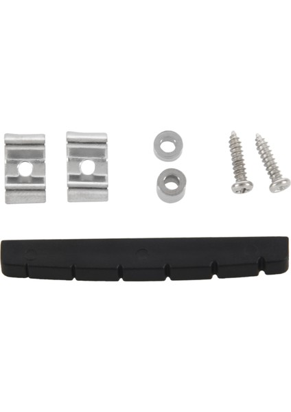 6x Siyah 6 Telli Gitar Üst Somun 42MM x 3mm Saf Vintage Ip Ağaç Kiti (Yurt Dışından) fırsatları