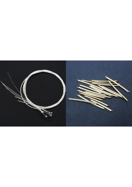 6x 150XL Gauge 0 009 Inç Çelik Dizeler ve 20PCS Klasik Akustik Gitar Fret Tel Bakır 20 Klavye Frets 2 0mm (Yurt Dışından) fiyatları