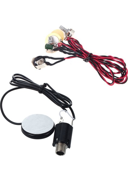 Akustik Pikap Piezo Dönüştürücü Jak Gitar Keman Mandolin ve Çift Piezo Pikap Pick-Up 6 35MM Jack Akustik Gitar Ukulele Için Hacim Tonu Kontrolü ile (Yurt Dışından) indirimleri