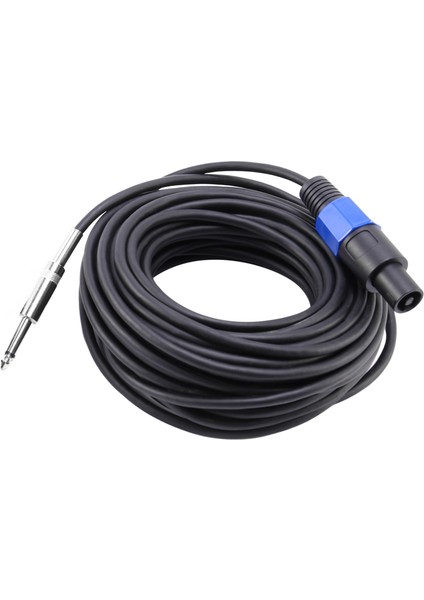 2 Paket 50 Ft Konuşma 1/4 Inç Erkek Hoparlör Kabloları 12 Gauge Awg Tel Ses Amplifikatör Bağlantı Kablosu 6 35MM Dj/pa Hoparlör Kablo Kablosu Bükümlü Kilitli (Yurt Dışından) modelleri