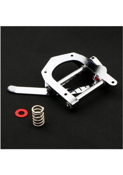 1pcs Gitar Vibrato Kuyruk Parçası Tremolo Düz Üst Gövde Tremolo Ünitesi Vibrato Köprü Gümüş ve 1pcs Tune-O-Matic Elektrikli Silindir Köprüsü Lp Elektro Gitar Köprüsü (Yurt Dışından) fırsatları