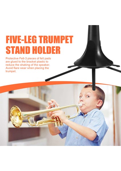 Trompetler Için 5 Bacaklı Yeni Trompet Standı Taşınabilir Trompet Tutucu Katlanabilir Metal (Yurt Dışından) indirimleri