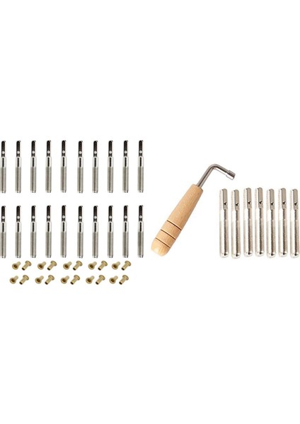7 Adet 20 Adet Lir Arp Ayarlama Pimi Çivi ve 20 Adet Perçin Seti (Yurt Dışından)