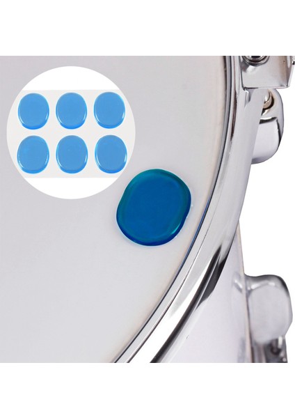 18PCS Trampet Davul Sessiz Ped Davul Damper Jel Pedler Trampet Tom Davul Susturucu Sessiz Şeffaf Perküsyon (Mavi) (Yurt Dışından) modelleri