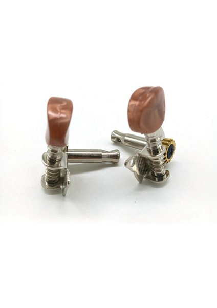 8x 2R2L Metal Ukulele Kilitleme String Tuner Gitar Ayarlama Peg Makinesi Kafa Ukulele Gitar Parçası Için Kahverengi Kafa Takımları ile (Yurt Dışından) indirimleri
