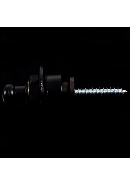 4x Kayış Kilidi Straplocks Elektro Gitar Bas Siyah Için Yuvarlak Kafa (Yurt Dışından) fırsatları