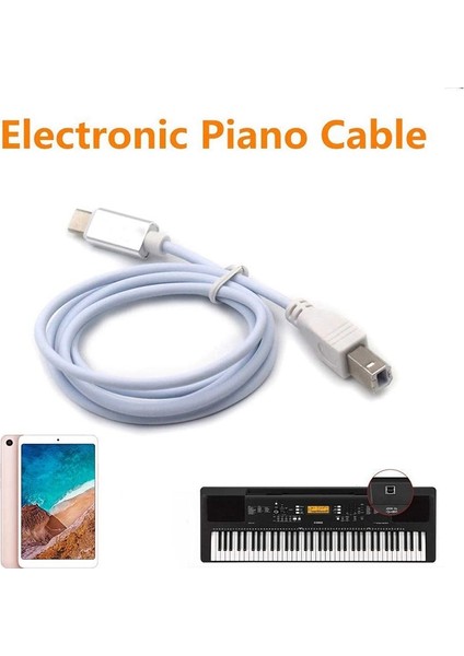 Mıdı USB Tip B-Micro-Usb Kablo Konektör Kablosu Adaptör Kablosu Piyano Ses Kablosu (Yurt Dışından) fiyatları