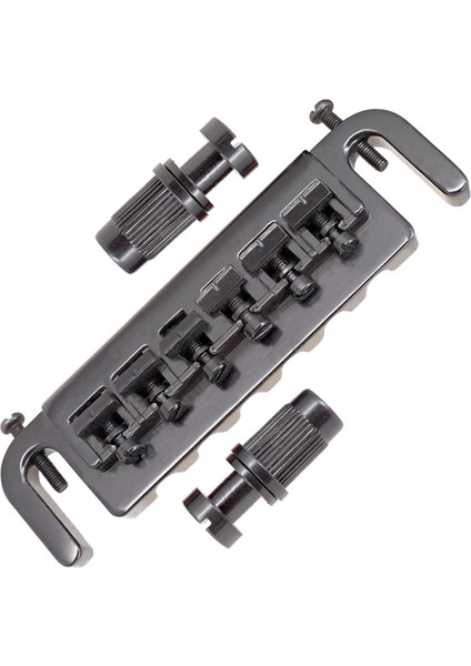 Pro 52 5mm Pigtail Tarzı Ayarlanabilir Sargılı Köprü Kuyruk Parçası Les Paul Tarzı Elektro Gitar Siyah (Yurt Dışından) modelleri