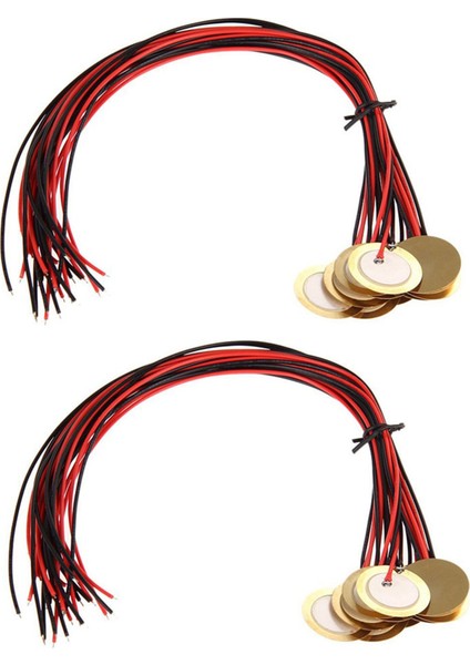 24PCS Potansiyel Mikrofonlu 27MM Piezo Diskler Mikrofon Drum Tetikleyici Akustik Pikap Cbg Gitar (Yurt Dışından)