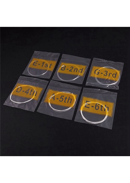 4x Spock Classic Guitar Six Strings SC12 Naylon Gümüş Kaplama Seti Süper Işık Akustik Gitar Musical Enstrüman (Yurt Dışından) fırsatları