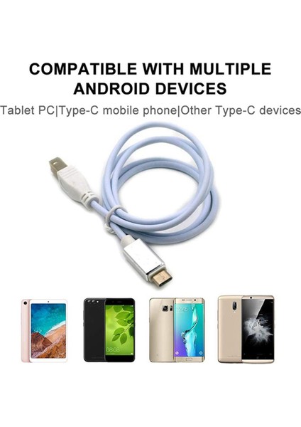 2x USB Tip B Mıdı Kablosu Tip C Konnektör Adaptör Kablosu Piyano Ses Kablosu (Yurt Dışından)