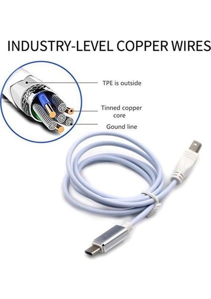 2x USB Tip B Mıdı Kablosu Tip C Konnektör Adaptör Kablosu Piyano Ses Kablosu (Yurt Dışından) indirimleri