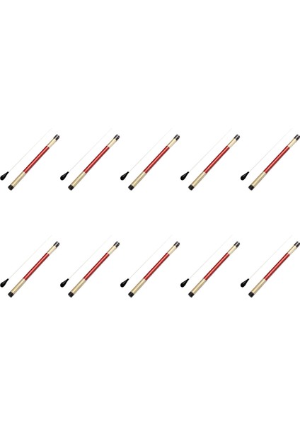 10X Müzik Iletken Batonlar Taklit Agate Sap Orkestrası Baton Müzik Batonları (Siyah) (Yurt Dışından)