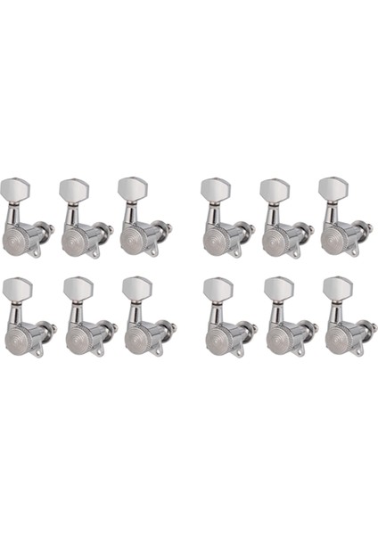 12R Kilitli Dize Ayarlama Pegs Anahtar Tuner Akustik Elektro Gitar Kilidi Schaller Style Için Makine Başlıkları (Yurt Dışından)