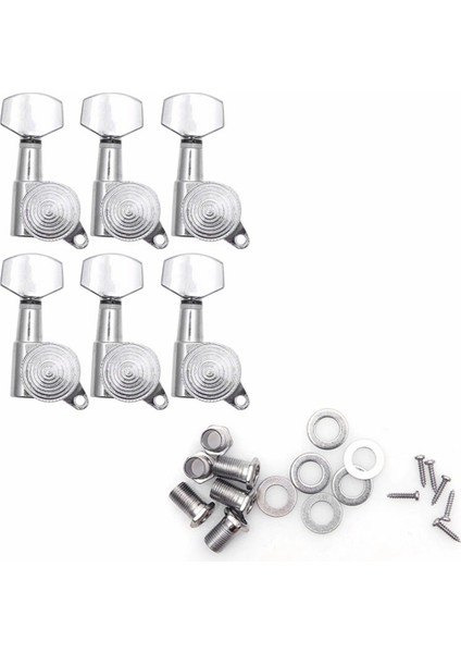 12R Kilitli Dize Ayarlama Pegs Anahtar Tuner Akustik Elektro Gitar Kilidi Schaller Style Için Makine Başlıkları (Yurt Dışından) fırsatları