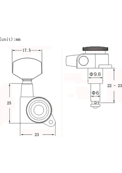 12R Kilitli Dize Ayarlama Pegs Anahtar Tuner Akustik Elektro Gitar Kilidi Schaller Style Için Makine Başlıkları (Yurt Dışından) indirimleri