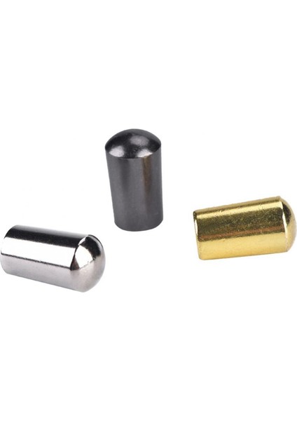 6pcs Gitar Anahtarı Ipucu Lp Epi Gitar Gümüş + Gun-Black + Altın ve Gümüş Için 3 Yol Değiştirme Anahtarı Düğmesi Uç Kapağı Bakır (Yurt Dışından) modelleri