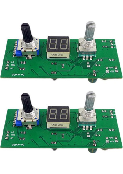 2x Dsp Dijital Yankılanma Karaoke Yankı Kurulu Ktv Mikser Efektör Anti-Boşluk Modülü Çok Sesli Efektler (Yurt Dışından)