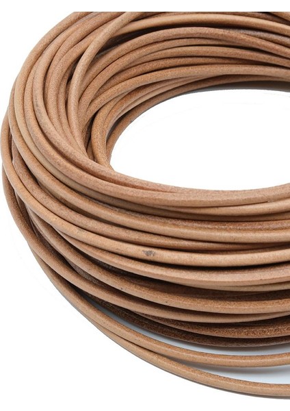 Hakiki Srırım Deri Ip Natural 3 mm 5 Metre