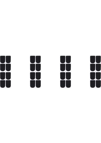 32PCS Klarnet/soprano Saksafon Sax Ağız Yamaları Yastıklar Yastıklar Siyah --- 0 8mm (Yurt Dışından)