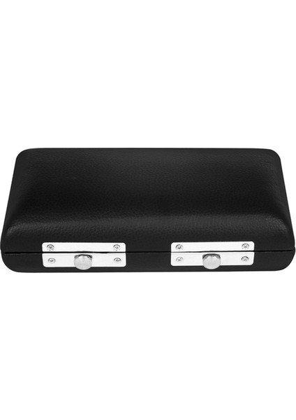 Gümüş Kaplamalı Flüt Başlık Deri Kılıf Flüt Kavisli Üfleme Tüpü Flüt Gövde Koruma Kutusu Enstrüman Aksesuarları (Yurt Dışından)