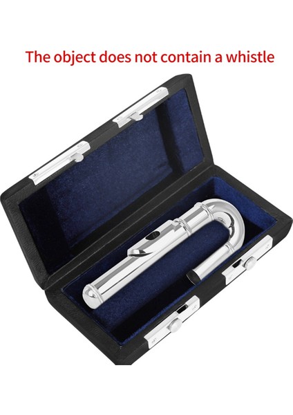 Gümüş Kaplamalı Flüt Başlık Deri Kılıf Flüt Kavisli Üfleme Tüpü Flüt Gövde Koruma Kutusu Enstrüman Aksesuarları (Yurt Dışından) fırsatları