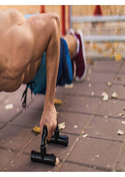 Plastik Şınav Barı Push Bar 100 kg Taşıma Kapasitesi