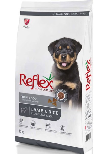 Puppy Kuzu Etli Pirinçli 15 kg Yavru Köpek Maması
