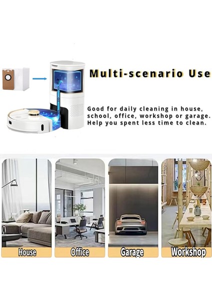 Airzeen Q6 Se/honiture Q6/q6 Se Ihome Autovac Elektrikli Süpürge Aksesuarları Için 10'lu Yedek Toz Torbası Paketi (Yurt Dışından) modelleri