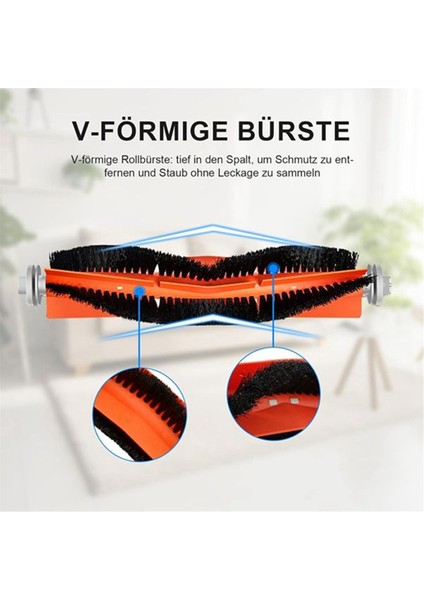 Dreame D9, D9 Max, L10 Pro Robot Süpürge Silindiri Yan Fırça Hepa Filtre Paspas Pedi Ultra Dayanıklı Aksesuarlar Için 7 Adet (Yurt Dışından) fiyatları