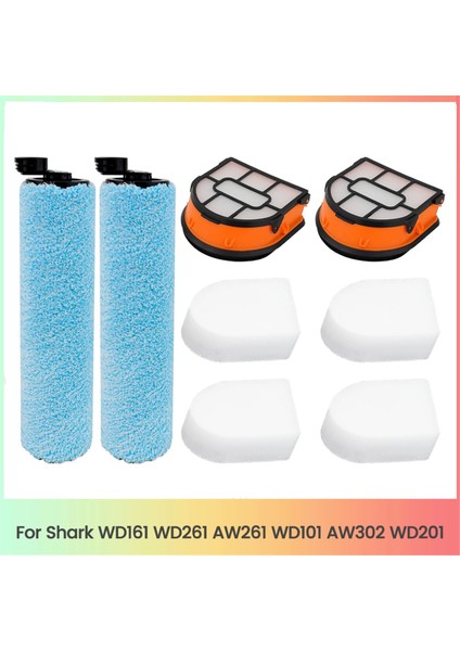 Shark WD161, WD261, AW261, WD101, AW302, WD201 Islak Kuru Elektrikli Süpürge Parçaları Için Silindir Fırça ve Filtre Değişimi (Yurt Dışından)