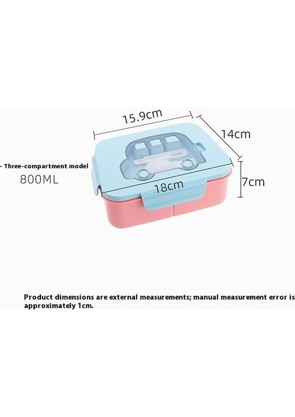 Yaratıcı Araba Öğrenci Beslenme Çantası Mikrodalgada Kullanılabilir Artı Isı Sofra Takımı (Yurt Dışından) fiyatları