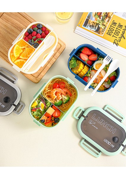 Mühürlü Öğrenci Bölmeli Beslenme Çantası Mikrodalgada Güvenli (Yurt Dışından) modelleri