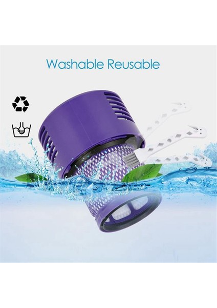 Dyson V10 SV12 Cyclone Animal Absolute Total Clean Elektrikli Süpürge Aksesuarları Yedek Parçaları Için 3 Adet Filtre (Yurt Dışından) fiyatları