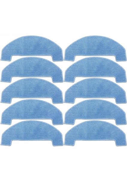 Paspas Bezi Seti Yeniden Kullanılabilir Düz Kuru Islak Paspas Mavi Temizlik Pedleri Ultenic D10 Robot Süpürge Parçaları Için Paspas Pedleri (Yurt Dışından)