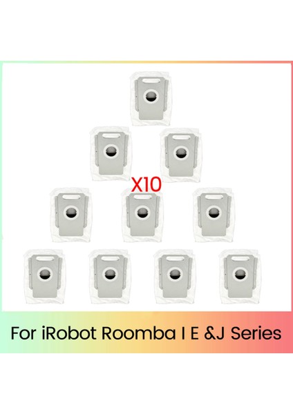 Irobot Roomba I3 I3+ I7 I7+ I4 I6 I6+I8 I8+/plus E5 E6 E7 J7 I,e ve J Serisi Elektrikli Süpürge Parçaları Için Toz Torbası 10 Adet (Yurt Dışından)