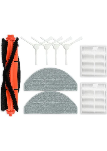 Xiaomi S20 E12 E10 B112 Robot Süpürge Ana Yan Fırça Paspas Bezi Hepa Filtre Yedek Parçaları (Yurt Dışından)