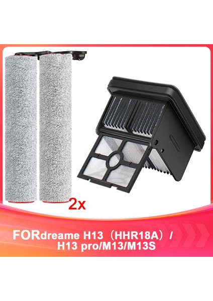 Dreame H13 (HHR18A)/H13 PRO/M13/M13S Rulo Fırça, Filtre Yedek Parçaları ve Süpürge Sarf Malzemeleri (Yurt Dışından)