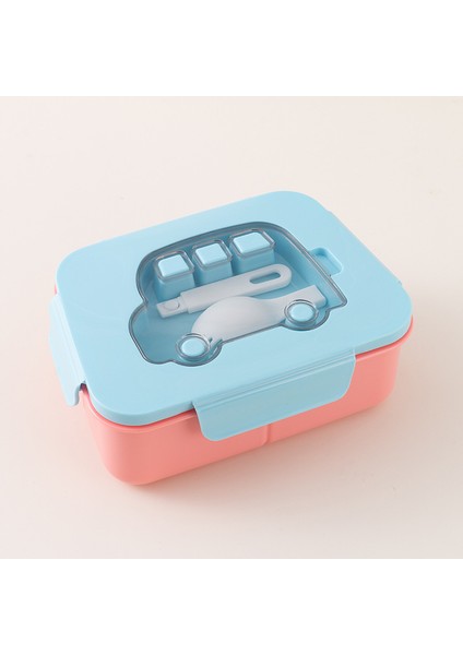 Yaratıcı Araba Öğrenci Beslenme Çantası Mikrodalgada Kullanılabilir Artı Isı Sofra Takımı (Yurt Dışından)