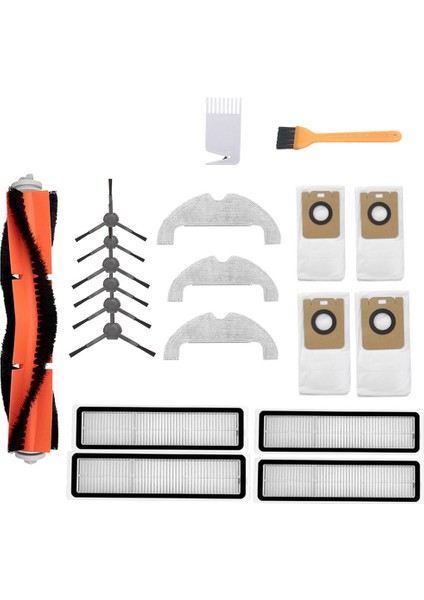 Bot Z10 Pro L10 Plus Elektrikli Süpürge Ana Fırça Yan Fırça Filtresi Toz Torbası Paspas Bezi Aksesuarları Değiştirme (Yurt Dışından)