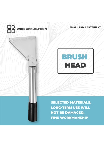 Çelik Boru Adaptörlü Üniversal Halı Temizleme Başlığı Islak/kuru Elektrikli Süpürge Fırça Başlığı Zemin Başlığı (Yurt Dışından) fırsatları