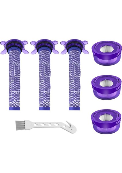 V8 Focus Yatak Süpürgesi Yedek Filtreleri Için Yıkanabilir Ön Filtre ve Son Filtre (Yurt Dışından)