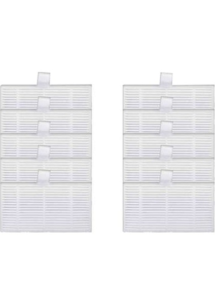 U200 Robotlu Süpürge Için 10 Adet Hepa Filtre Yedek Parça Yedek Aksesuarlar (Yurt Dışından)