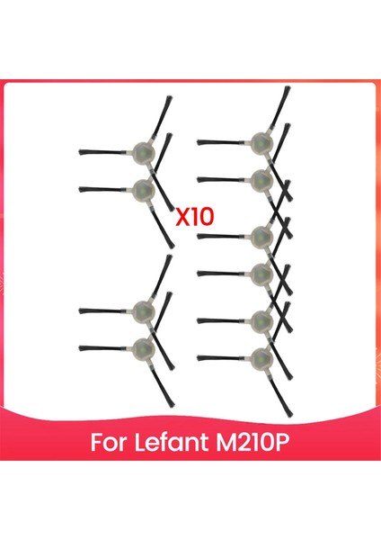 Lefant M210P Robot Süpürge Için Yan Fırça, Yedek Yan Fırçalar, Süpürge Parçaları ve Aksesuarları (Yurt Dışından)