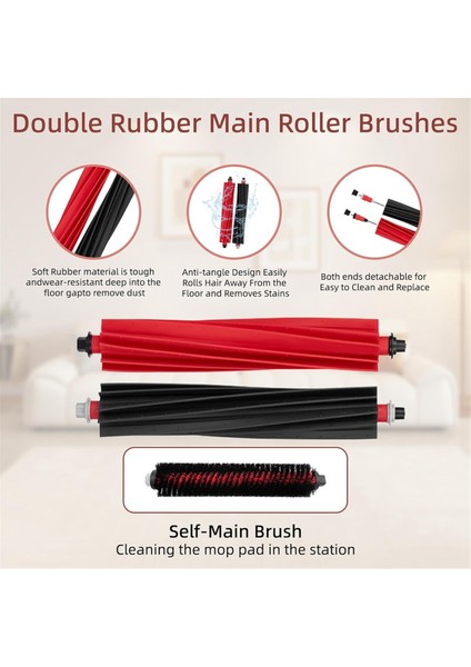 Roborock S8 Maxv Ultra Robot Süpürge Yedek Parçaları Için Aksesuar Kiti (Yurt Dışından) modelleri