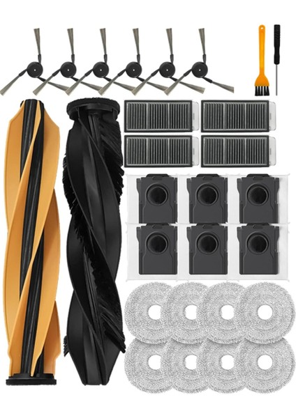 Dreame X50 Ultra COMPLETE/L50 ULTRA/X50 MASTER/L40S Pro Ultra/mova V50 Ultra Complete Elektrikli Süpürge Parçaları Fırça Paspas Filtresi (Yurt Dışından)