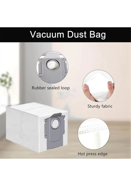 Roborock Saros 10R, S9 Maxv Slim, G20S Ultra Aksesuarları Için Uygundur Parça Ana Yan Fırça Filtre Paspas Toz Torbası Seti (Yurt Dışından) fiyatları