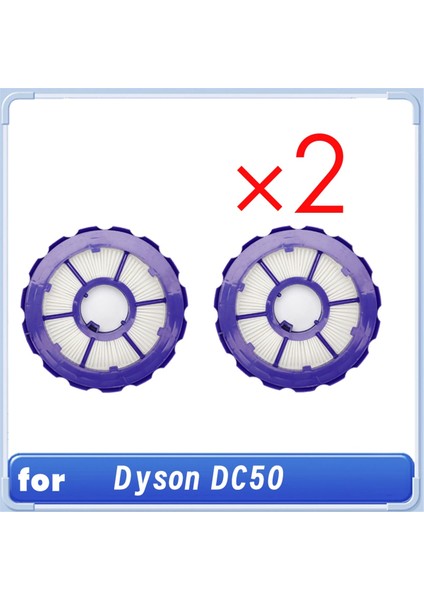Dyson DC50 965080-01 Elektrikli Süpürge Yedek Parçaları Için 2 Adet Yedek Ön Filtre (Yurt Dışından)