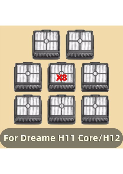 Dreame H11 Çekirdek / H12 Fırça Temizleyici Filtre Yedek Parça Yedek Aksesuarları Filtre Için 8 Adet (Yurt Dışından) fiyatları